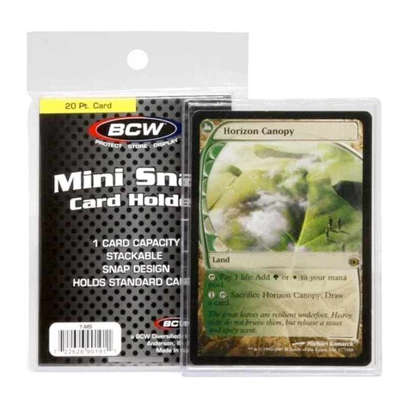 Bcw - Mini Snap - Card Holder