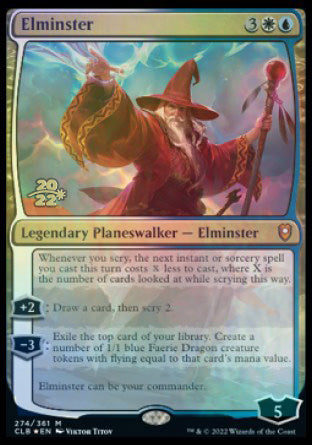 Elminster [Commander Legends: Battle for Baldur's Gate Prerelease Promos] 