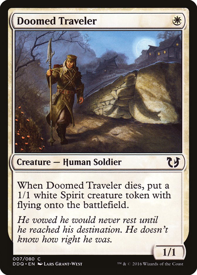Doomed Traveler [Duel Decks: Blessed vs. Cursed] 