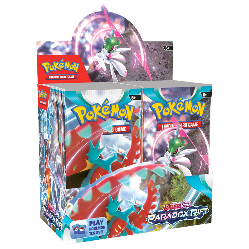 Caja De Sobres Pokémon – Scarlet & Violet Paradox Rift – Ingles & Español