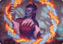 Rootha, Mercurial Artist Art Card [Strixhaven: School of Mages Art Series]