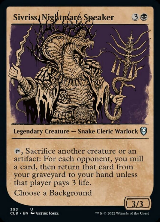Sivriss, Nightmare Speaker (Showcase) [Commander Legends: Battle for Baldur's Gate] 