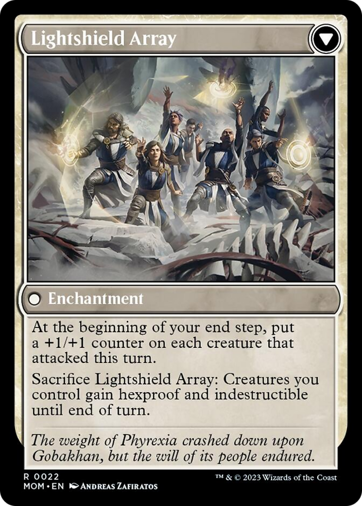 Invasion of Gobakhan // Lightshield Array [March of the Machine] 