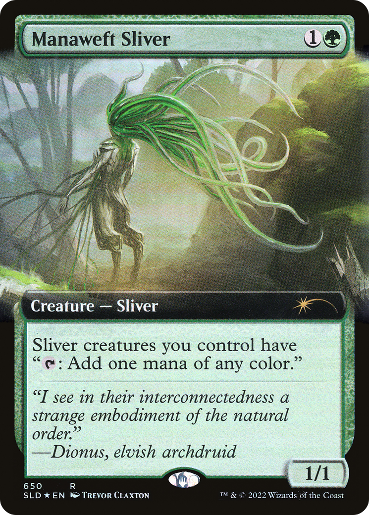 Manaweft Sliver (Extended Art) [Secret Lair Drop Promos] 