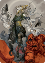 Tamiyo, Compleated Sage Art Card [Kamigawa: Neon Dynasty Art Series]