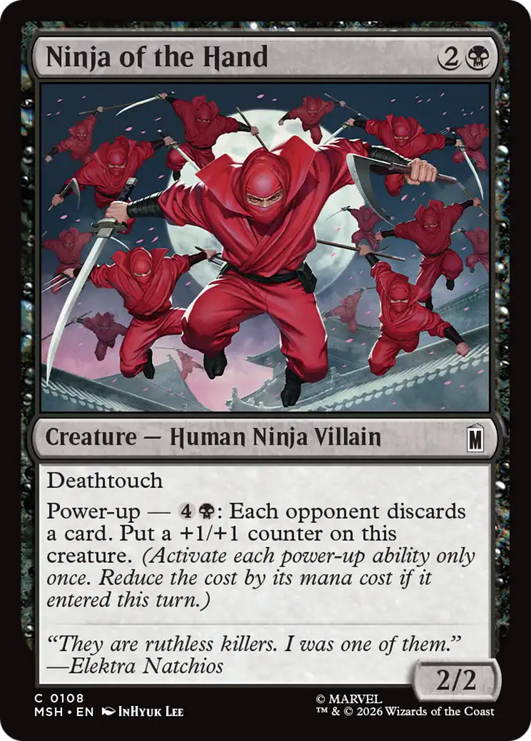 Ninja of the Hand [Marvel Super Heroes]