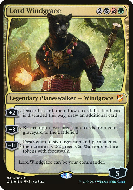Lord Windgrace (Oversized) [Commander 2018 Oversized] 
