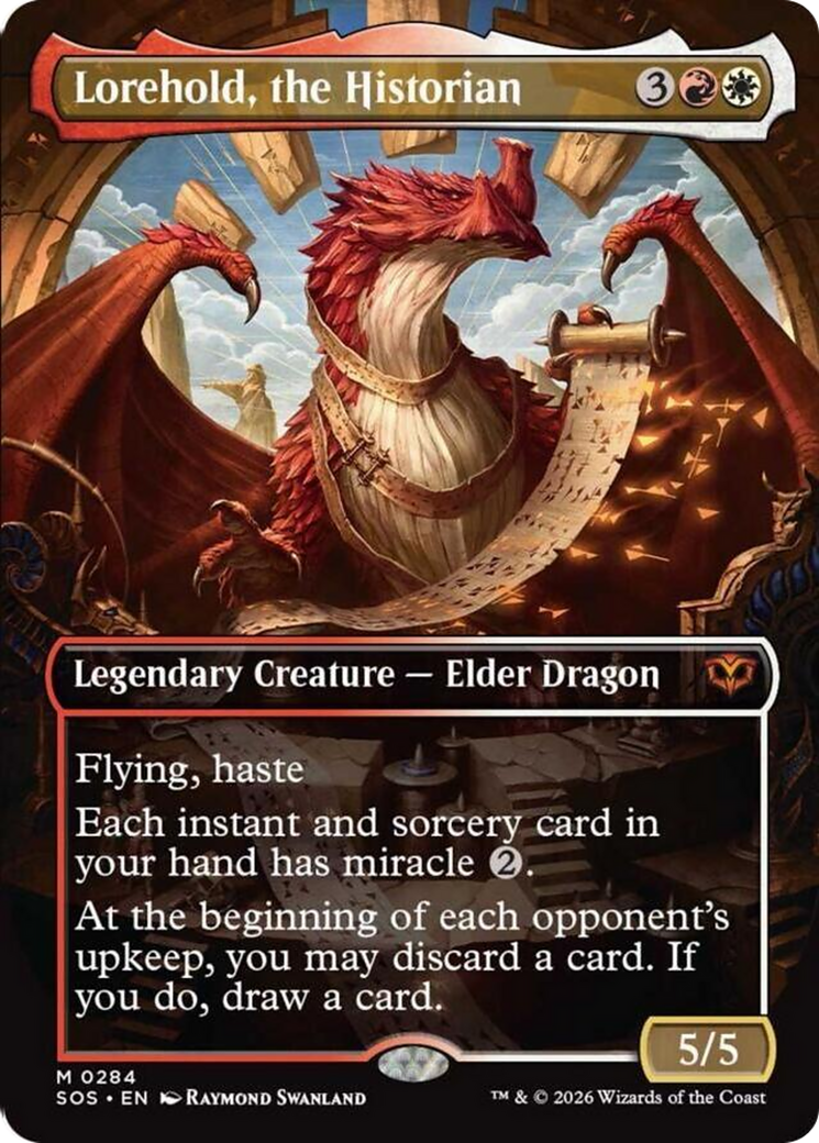 Lorehold, the Historian (Borderless) [Secrets of Strixhaven]