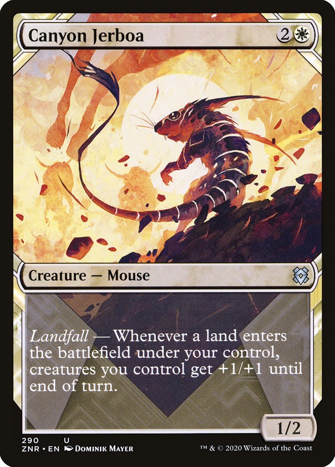 Canyon Jerboa (Showcase) [Zendikar Rising] 