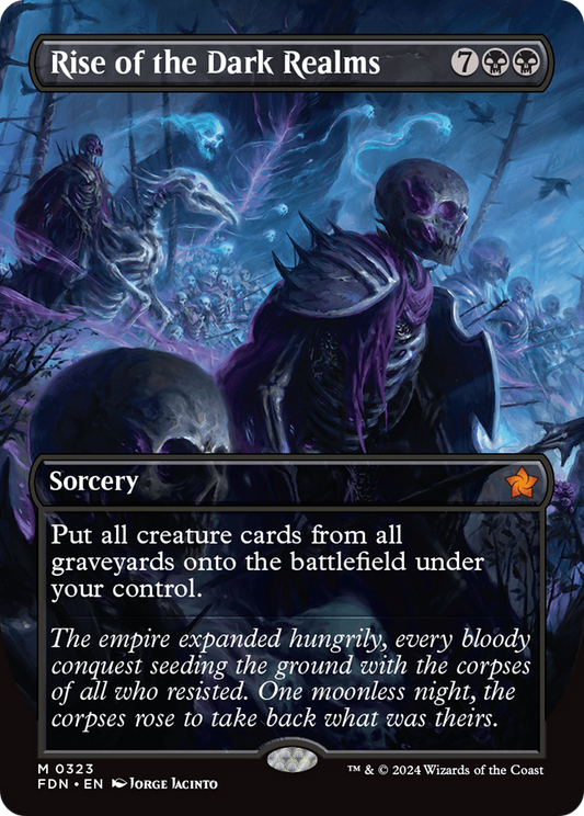 Rise of the Dark Realms (Borderless) [Foundations]  - Español