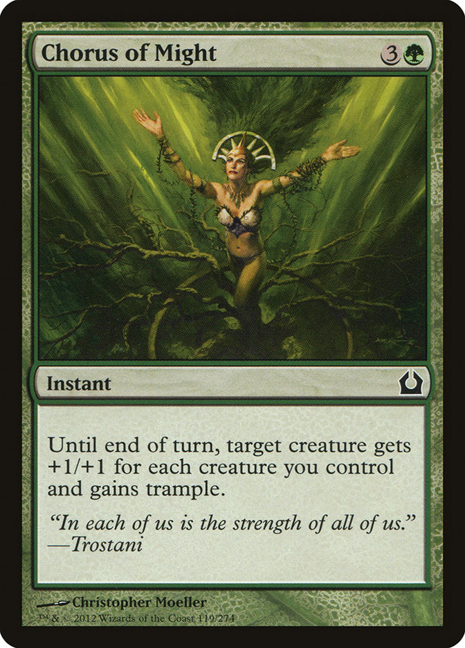Chorus of Might [Return to Ravnica] 