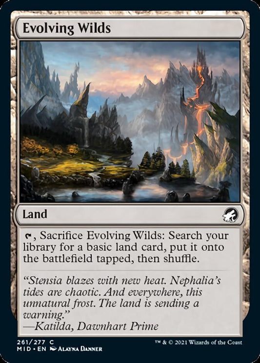 Evolving Wilds [Innistrad: Midnight Hunt] 