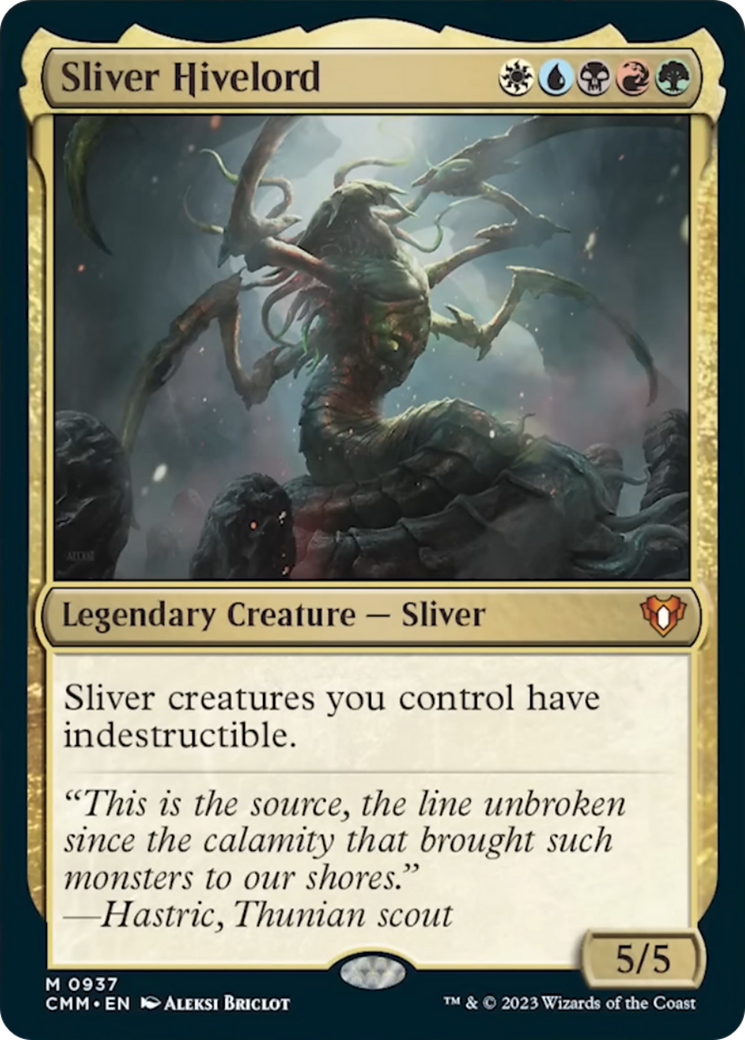 Sliver Hivelord [Commander Masters] 