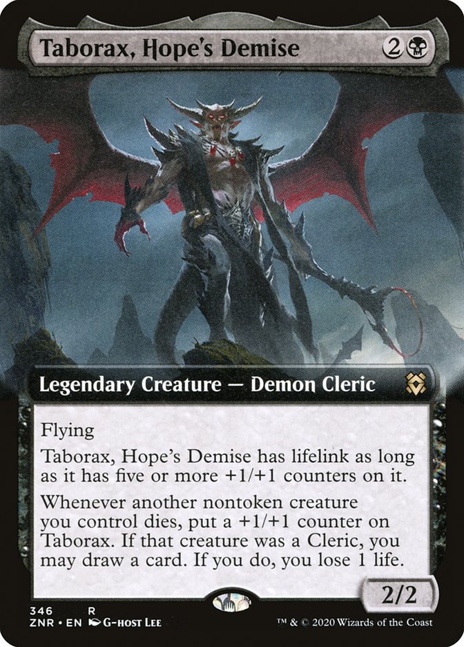Taborax, Hope's Demise (Extended Art) [Zendikar Rising] 