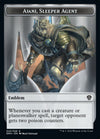 Soldier // Ajani, Sleeper Agent Emblem Double-Sided Token [Dominaria United Tokens]