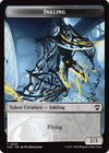 Cat // Inkling (0022) Double-Sided Token [Secrets of Strixhaven Commander Tokens]