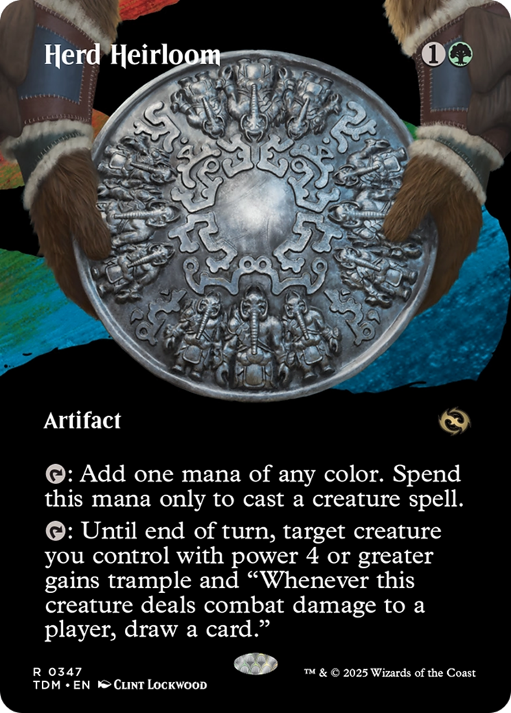 Herd Heirloom (Borderless) [Tarkir: Dragonstorm] - Español