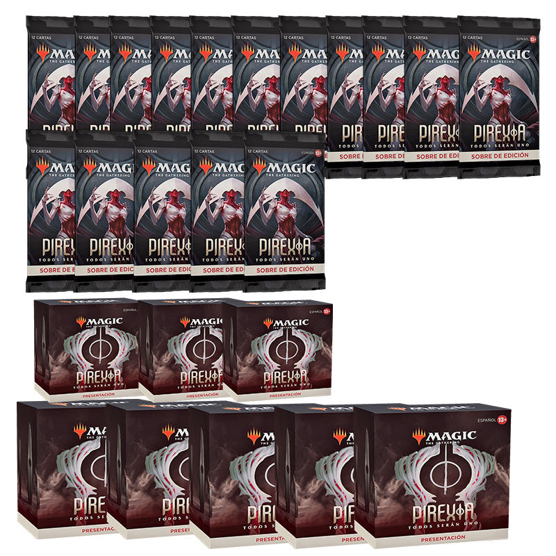 Mtg Combo 8 Kits Prerelease At Home – Phyrexia All Will Be One + 16 Set Boosters
