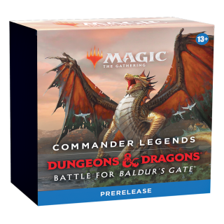 Mtg Promo Pack Prerelease At Home Commander Legends: Battle for Baldur's Gate + 1 Set Booster
