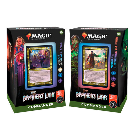 Mtg The Brothers War - Commander Deck - Pack 2 Decks - Ingles (Preventa)