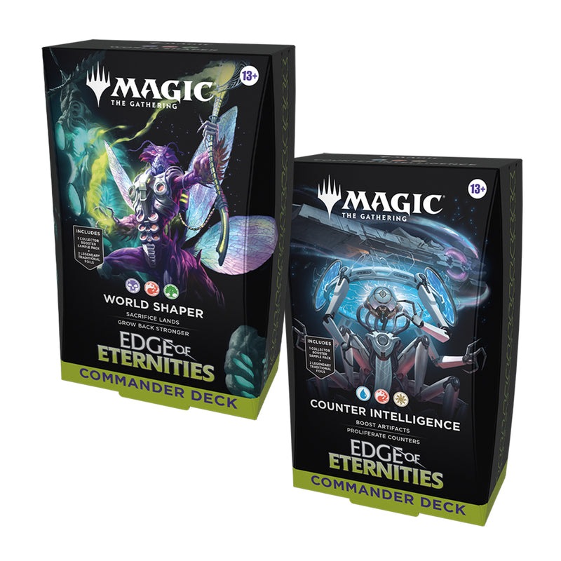 Mtg - Edge Of Eternities - Commander Decks Pack x 2 - Ingles