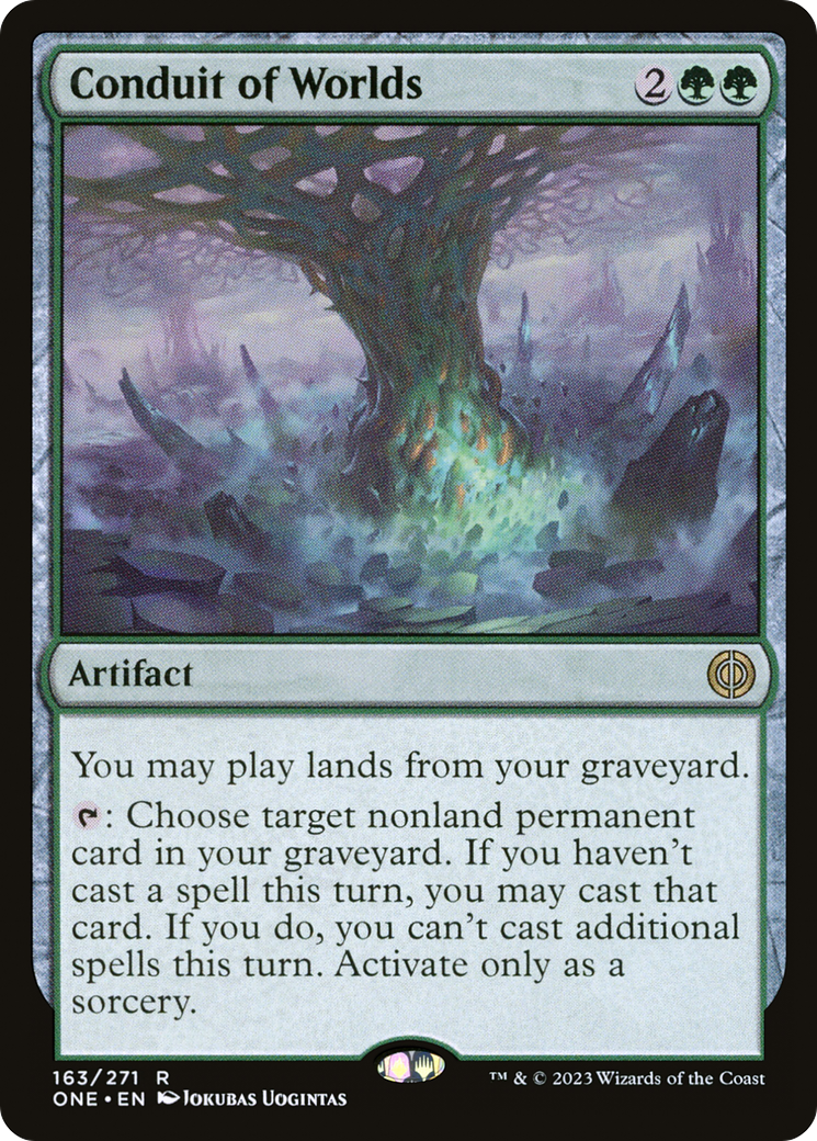 Conduit of Worlds [Phyrexia: All Will Be One] - Español