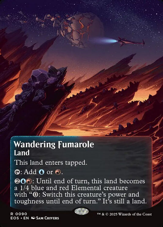 Wandering Fumarole (0090) (Borderless) [Edge of Eternities: Stellar Sights]