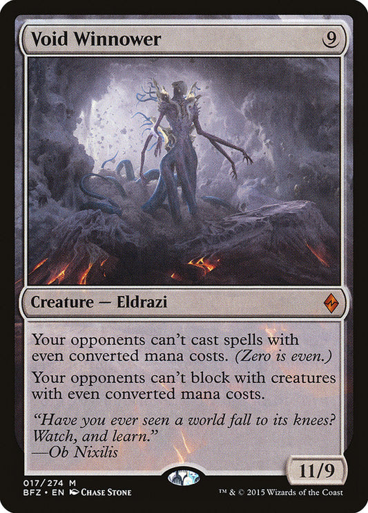Void Winnower [Battle for Zendikar] - Español