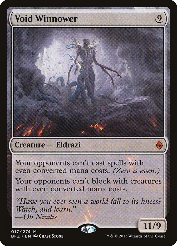 Void Winnower [Battle for Zendikar] - Español