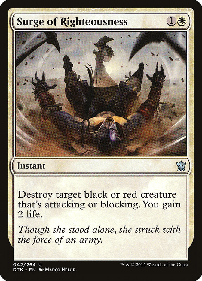 Surge of Righteousness [Dragons of Tarkir] 