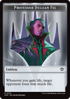 Professor Dellian Fel // Pest (0008) Double-Sided Token [Secrets of Strixhaven Tokens]