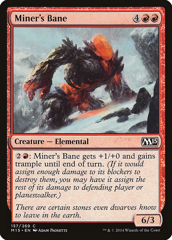 Miner's Bane [Magic 2015] 
