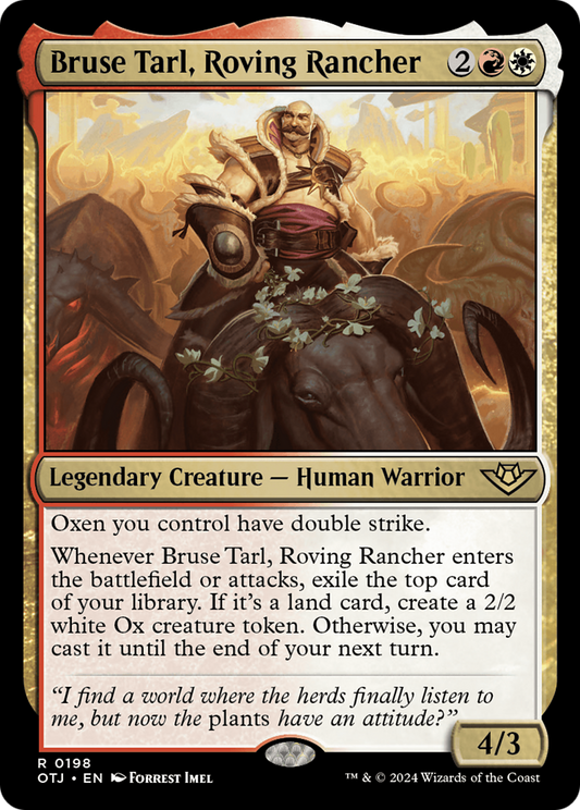 Bruse Tarl, Roving Rancher [Outlaws of Thunder Junction] - Español