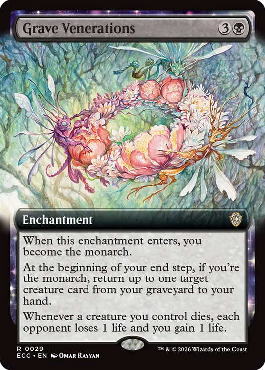 Grave Venerations (Extended Art) [Lorwyn Eclipsed Commander]