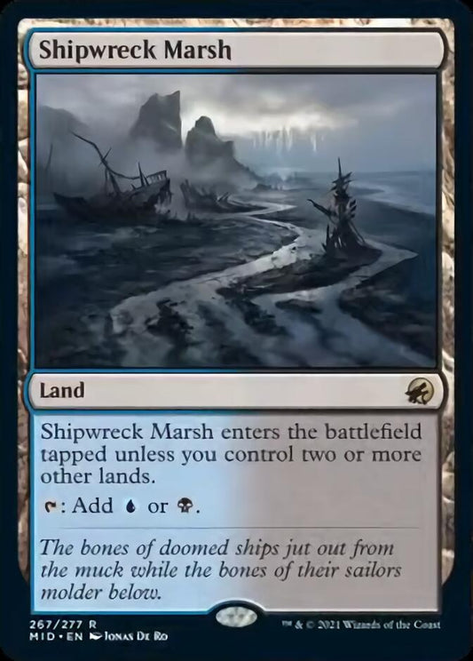 Shipwreck Marsh [Innistrad: Midnight Hunt] - Español