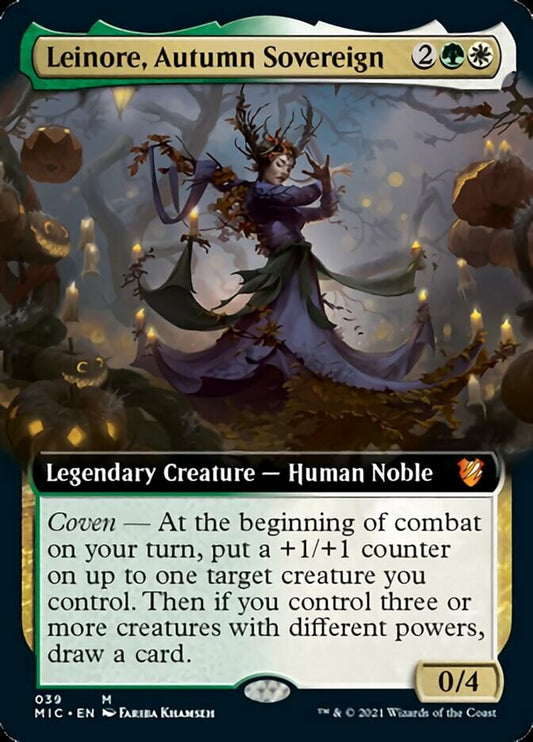 Leinore, Autumn Sovereign (Extended Art) [Innistrad: Midnight Hunt Commander] 
