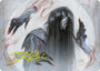 Clawing Torment Art Card (Gold-Stamped Signature) [Kamigawa: Neon Dynasty Art Series]