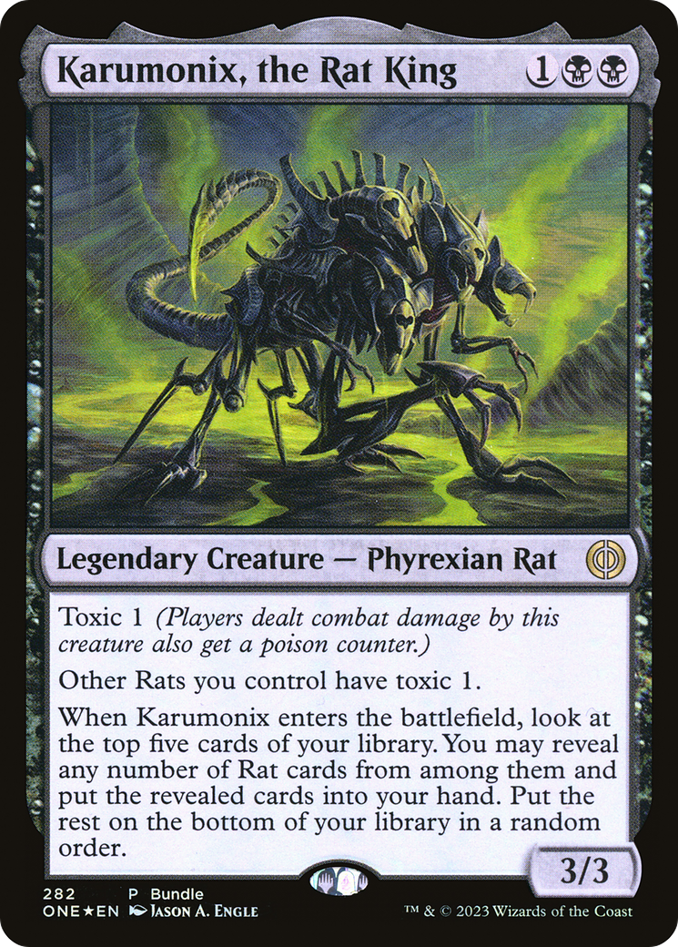 Karumonix, the Rat King (Bundle) [Phyrexia: All Will Be One] 