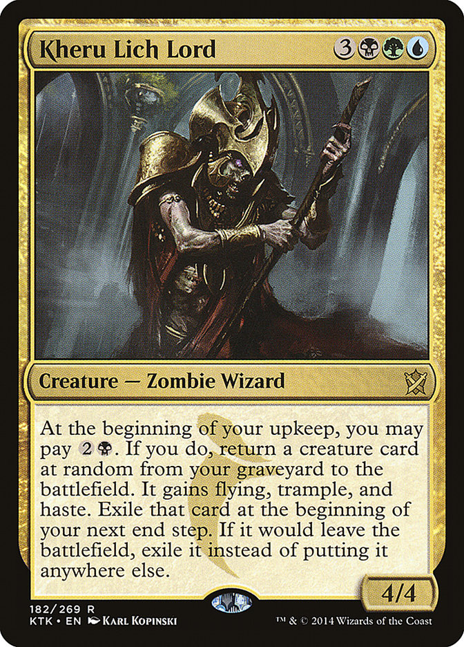 Kheru Lich Lord [Khans of Tarkir] 