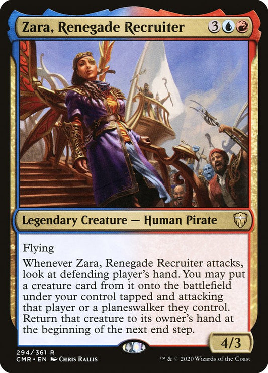 Zara, Renegade Recruiter [Commander Legends] - Español