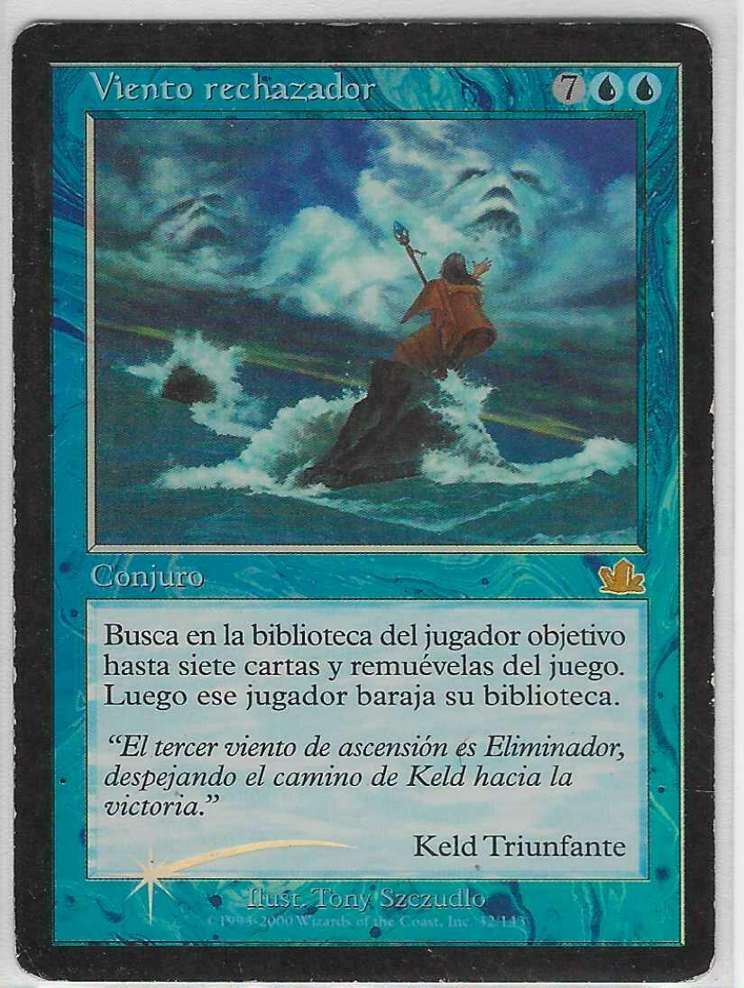 heavily played foil