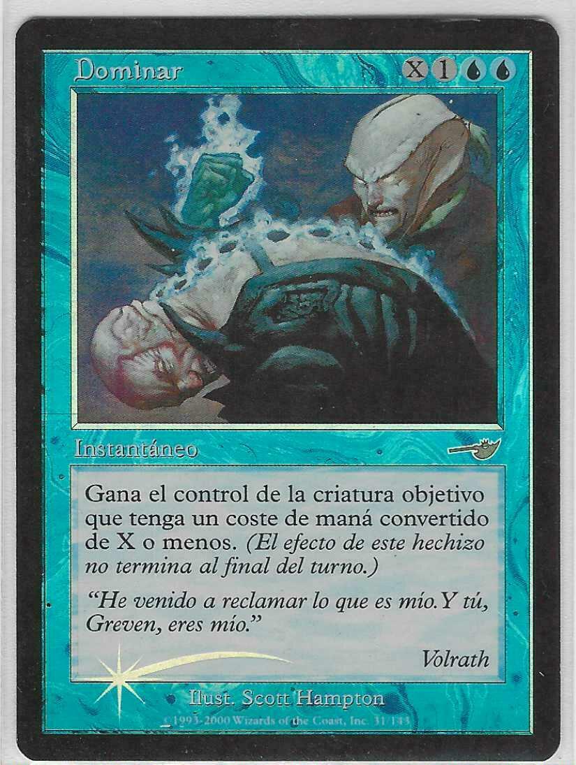 heavily played foil