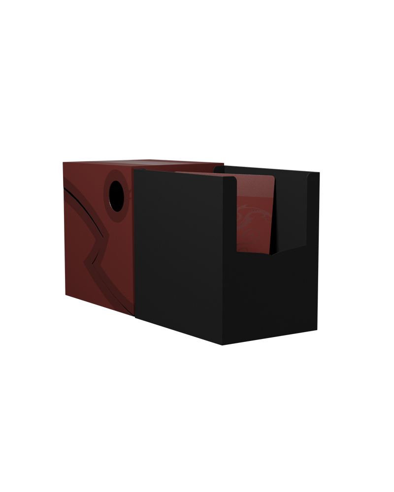 Dragon Shield Double Shell- Blood Red/Black