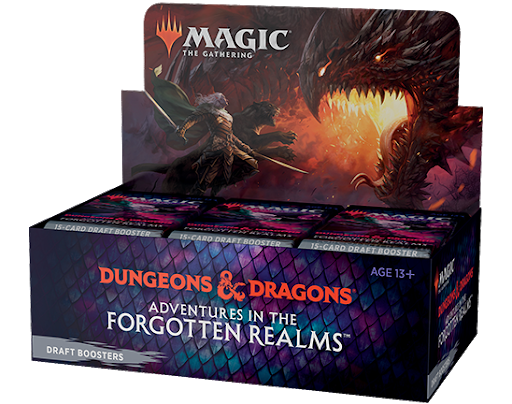 MTG DRAFT BOOSTER BOX ADVENTURE IN THE FORGOTTEN REALMS