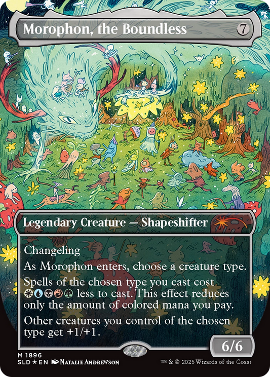 Morophon, the Boundless (Display Commander) - Thick Stock (Double Rainbow Foil) [Secret Lair Drop Series]