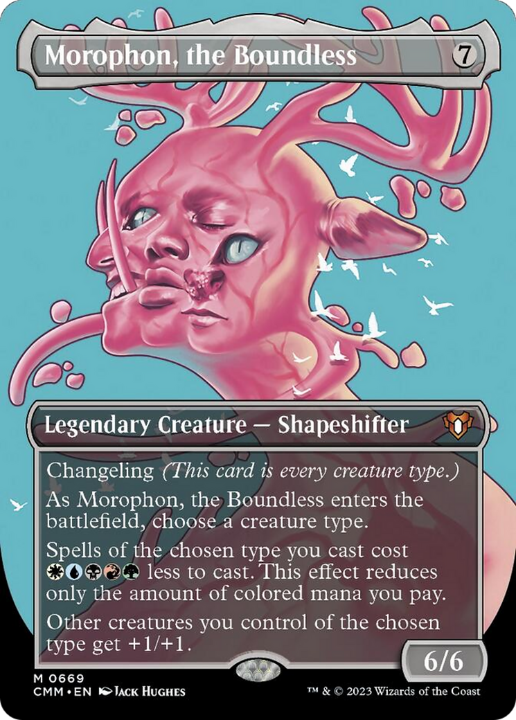 Morophon, the Boundless (Borderless Profile) [Commander Masters] 