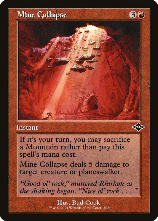 Mine Collapse (Retro Foil Etched) [Modern Horizons 2] 