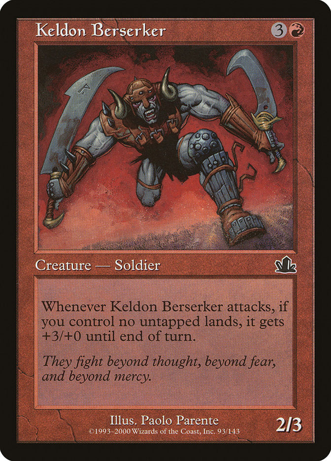 Keldon Berserker [Prophecy] 