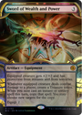 Sword of Wealth and Power (Showcase) (Raised Foil) [Outlaws of Thunder Junction: The Big Score]