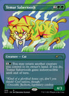Temur Sabertooth (Borderless) (Foil Etched) [Secret Lair Drop Series] 